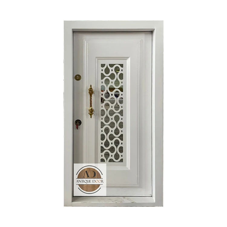 1674141375_67926 درب ضد سرقت روکش فلزی ونوس گلس سفید - تصویر 1