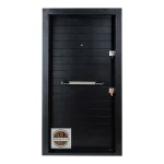 درب ضد سرقت روکش فلزی آرتا مشکی - تصویر 2