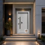 درب ضدسرقت مدرن مدل کارینا سفید