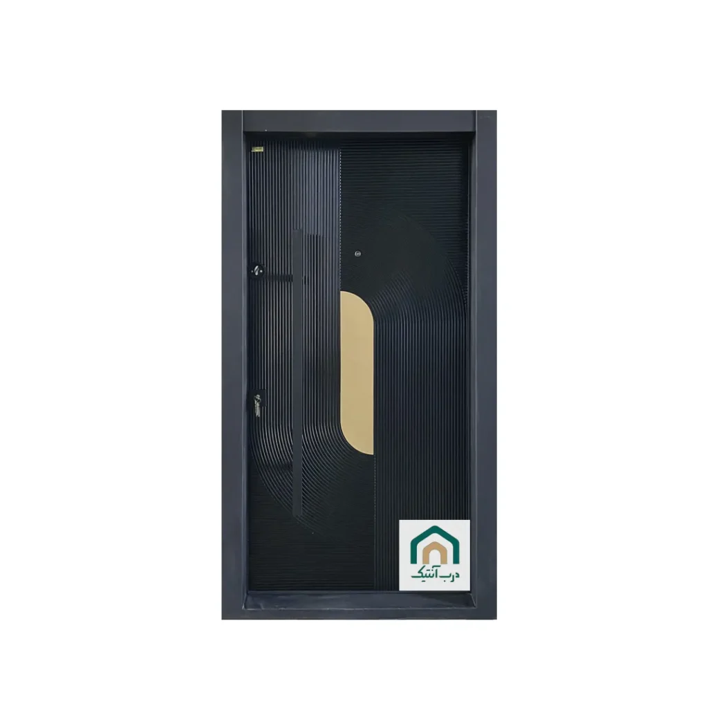 درب ضدسرقت مدرن مدل ویونا مشکی