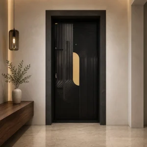 درب ضدسرقت مدرن مدل ویونا مشکی